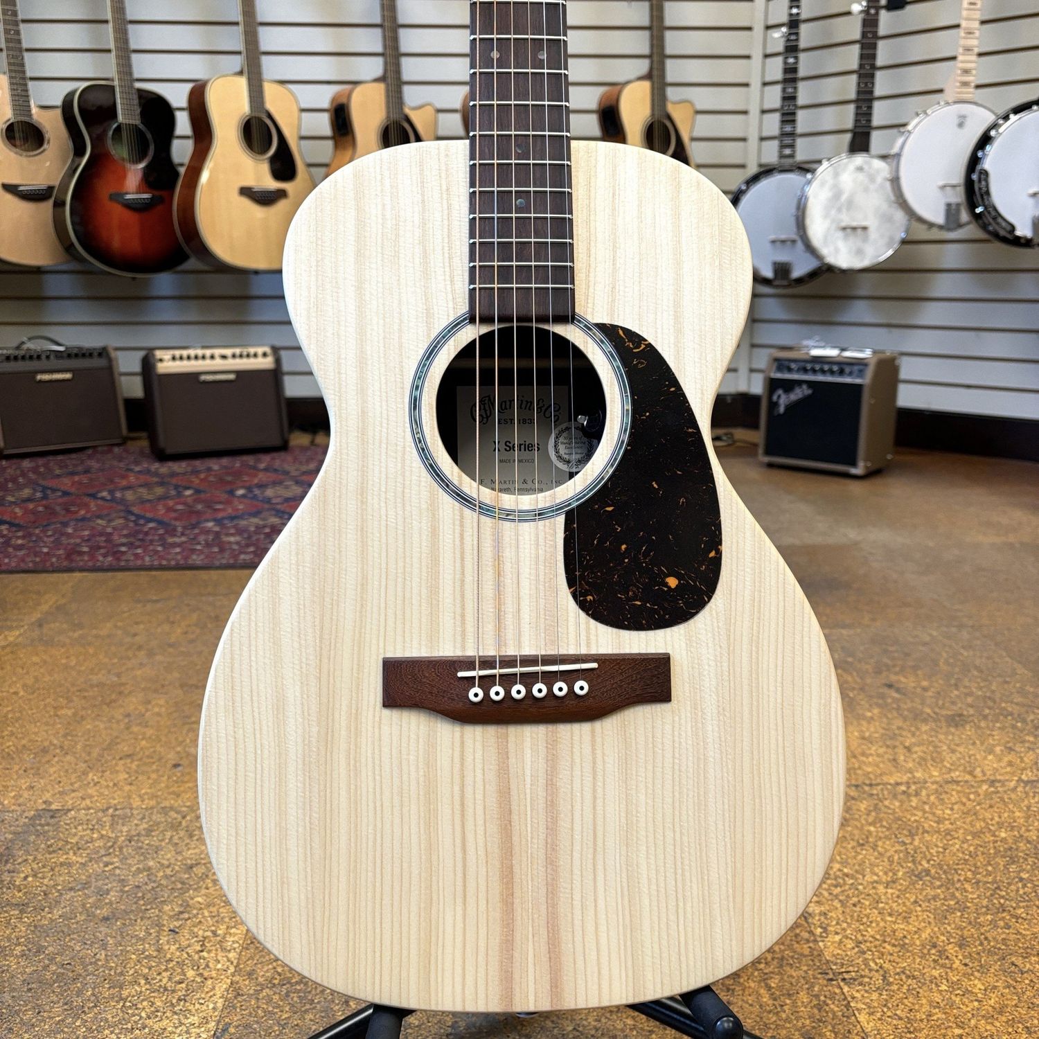 Martin 0-X2E Sitka Spruce/Cocobolo Acoustic-Electric Guitar w/Padded Gig Bag