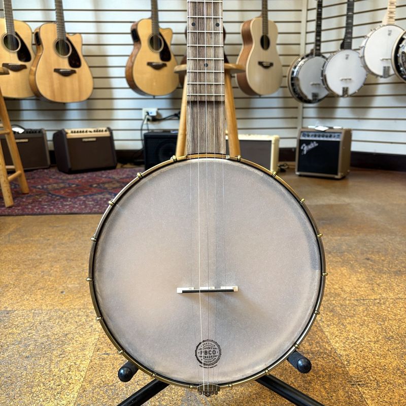 Pisgah Possum 11&quot; Short-scale Open Back Banjo Cherry w/Padded Gig Bag