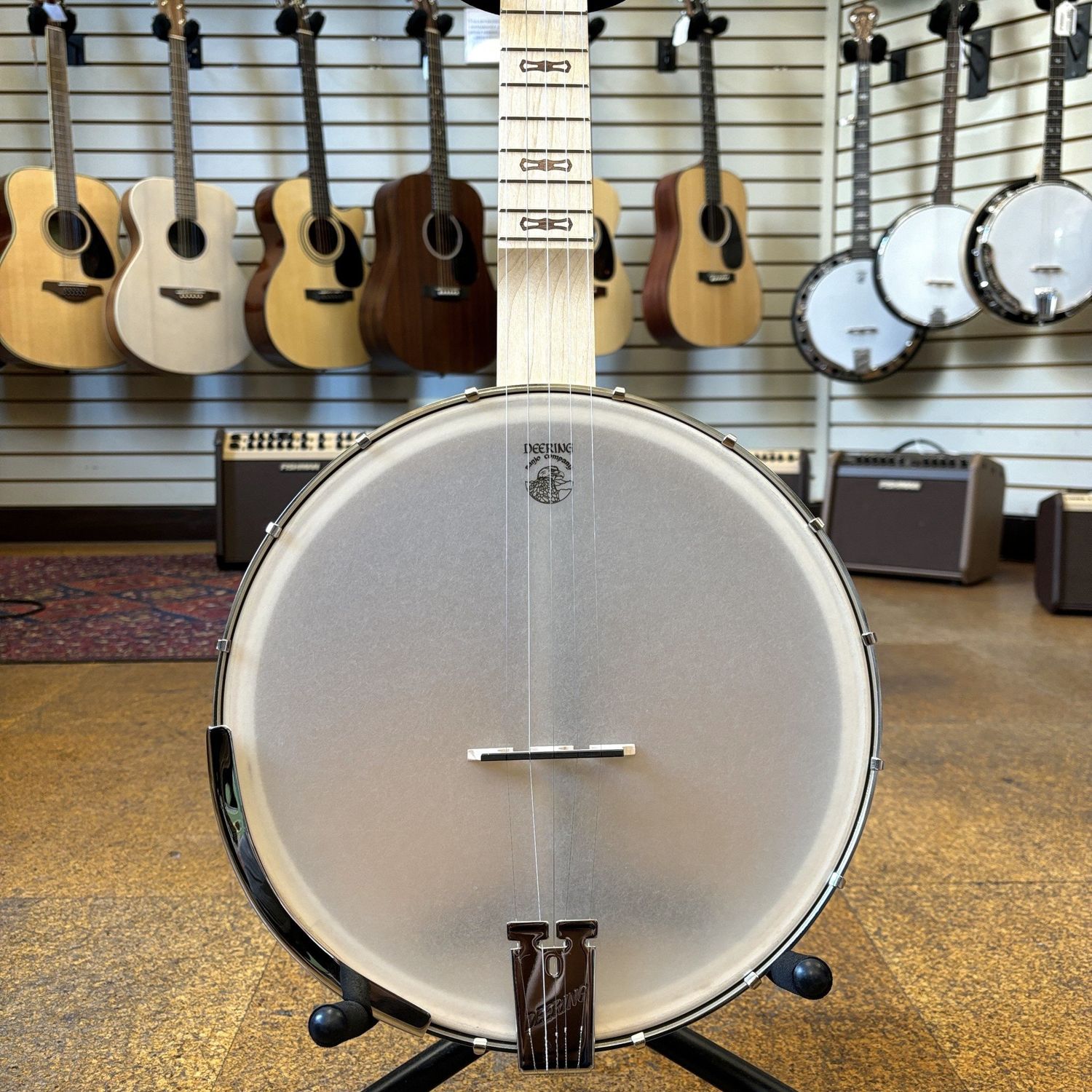 Deering USA Goodtime Americana 12&quot; Open Back Banjo with Scoop
