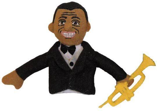 Louis Armstrong Magnetic Personality Finger Puppet