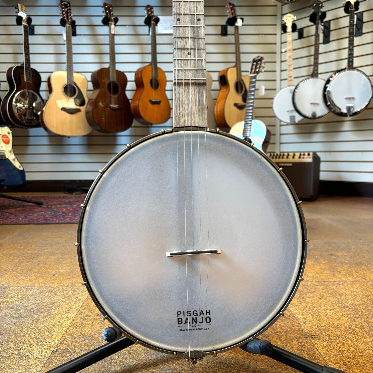 Pisgah Appalachian 12&quot; Standard Scale Open Back Banjo Walnut w/Padded Gig Bag
