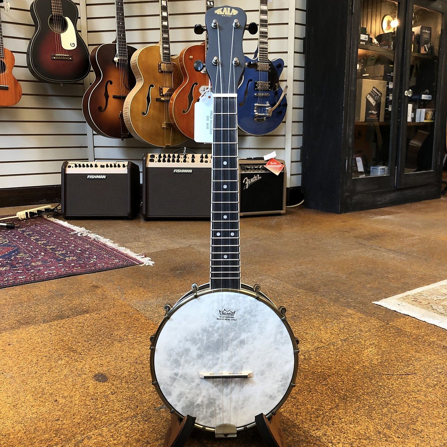 Kala KA-BNJ-C Concert Banjo Ukulele w/Padded Gig Bag