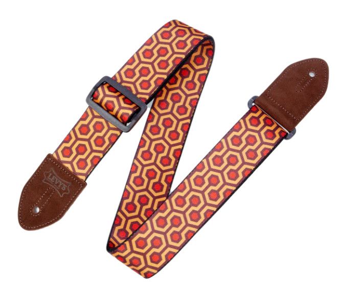 Levy&#39;s MP2 Suede/Poly Guitar Strap, Hex