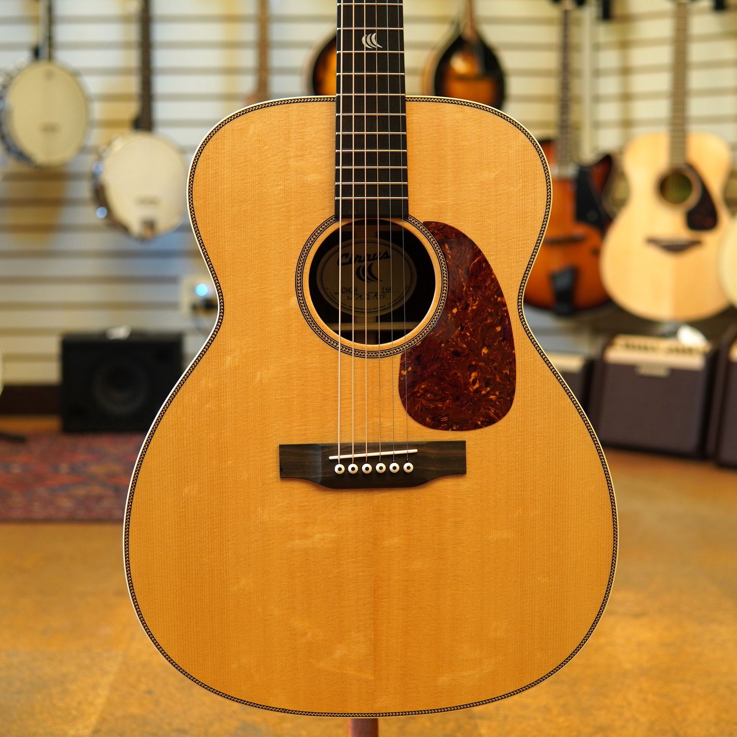 Cirrus CHGH Heritage Jumbo Bearclaw Sitka Spruce/Old Growth East Indian Rosewood Acoustic Guitar w/Hard Case