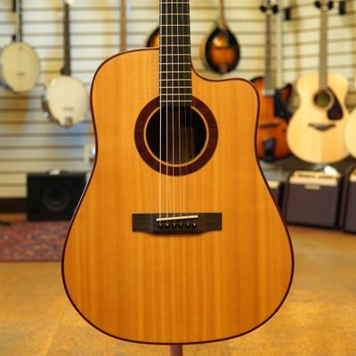 James Claseman (Savage, MN) Handcrafted Lutz Spruce/Curly Walnut Cutaway Dreadnought Acoustic Guitar #7 2023 w/Padded Gig Bag