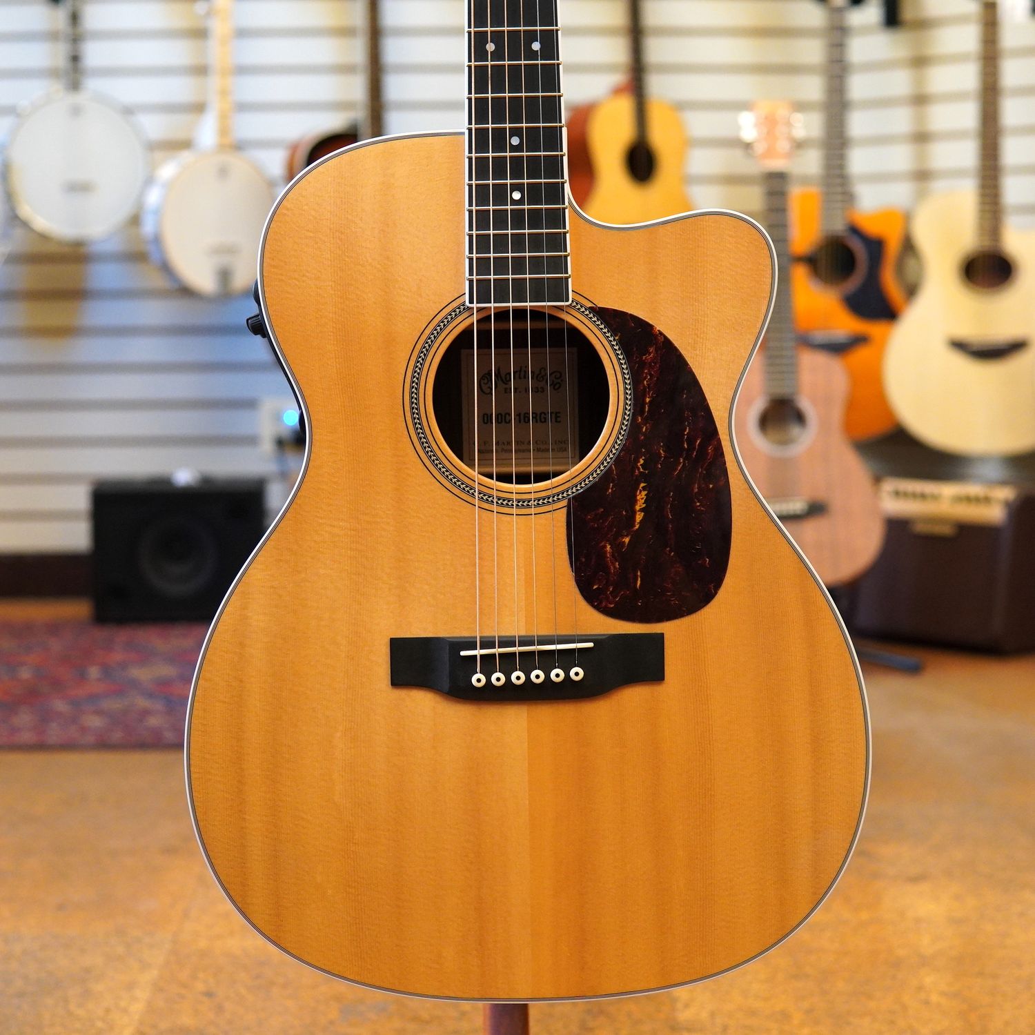Martin 000C-16RGTE Aura Sitka Spruce/Indian Rosewood Acoustic-Electric Guitar 2007 w/Molded Hard Case