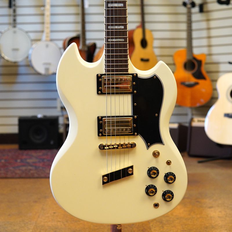 Guild Polara Kim Thayil Signature Electric Guitar Vintage White
