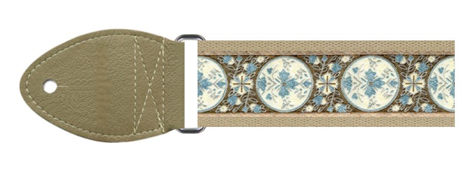 Souldier 2&quot; Guitar Strap, Medallion Taupe
