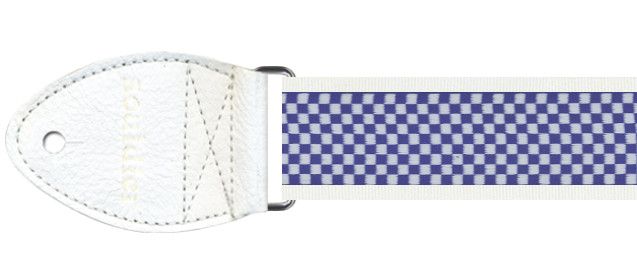 Souldier 2&quot; Guitar Strap, Check Blue
