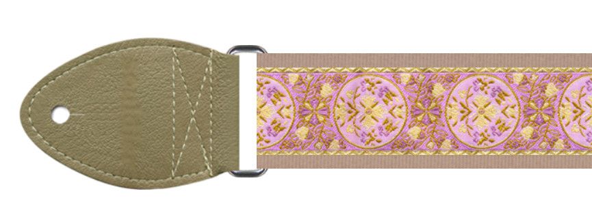Souldier 2&quot; Guitar Strap, Medallion Lavender