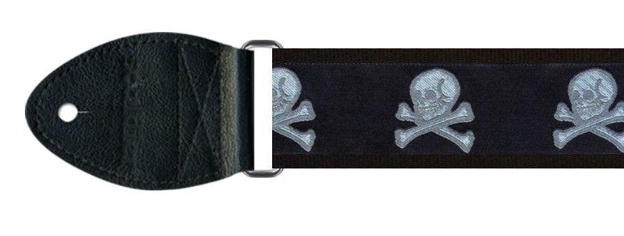 Souldier 2&quot; Guitar Strap, Skulls