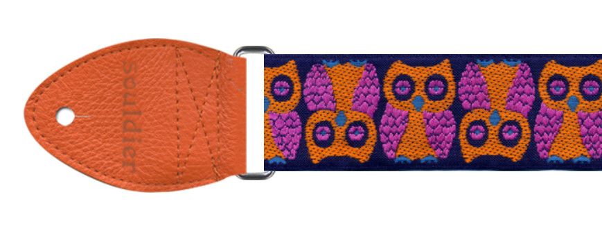 Souldier 2&quot; Guitar Strap, Owls Orange