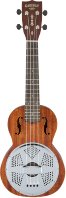 Gretsch G9112 Resonator-Ukulele with Gig Bag Ovangkol Fingerboard Biscuit Cone Honey Mahogany Stain