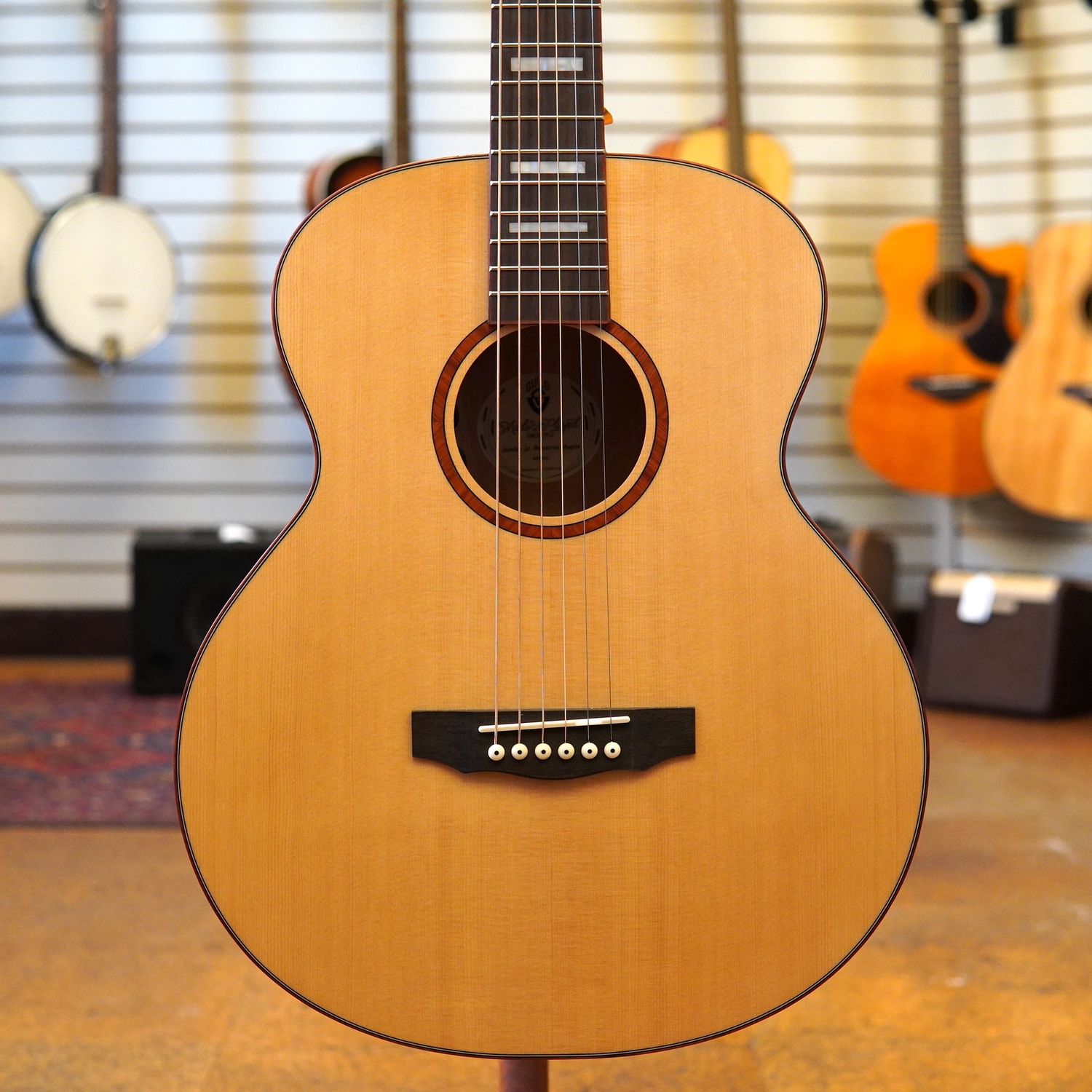 Guild Limited Edition Jumbo Junior Reserve Maple Acoustic-Electric Guitar Antique Blonde