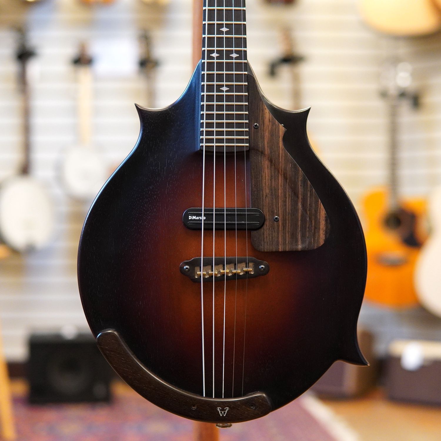 Weber Maverick 5 5-String Solidbody Electric Mandolin Late 2000s Sunburst w/Original Hard Case