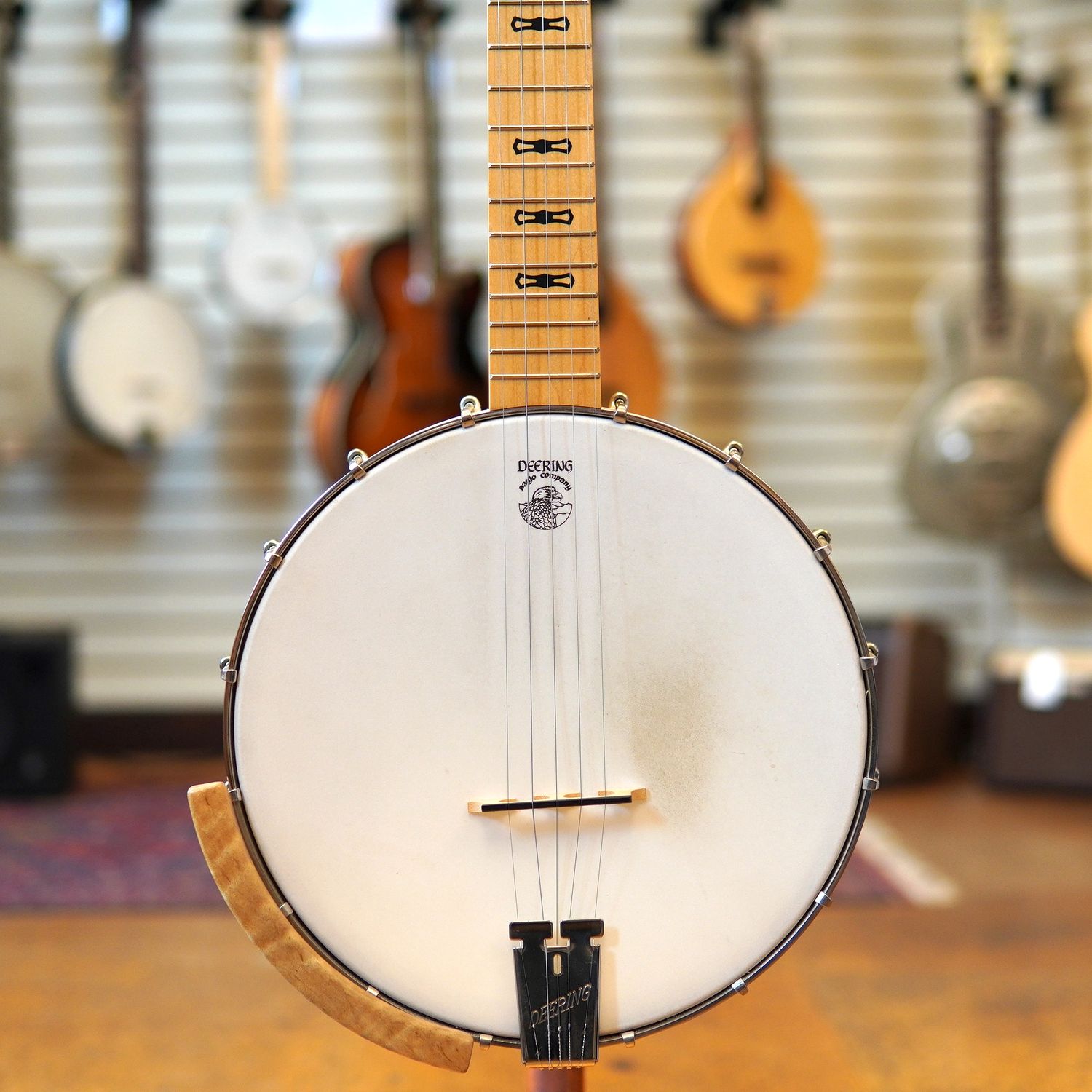 Deering Goodtime 11&quot; Open Back Banjo Late 2000s w/Armrest, Padded Gig Bag