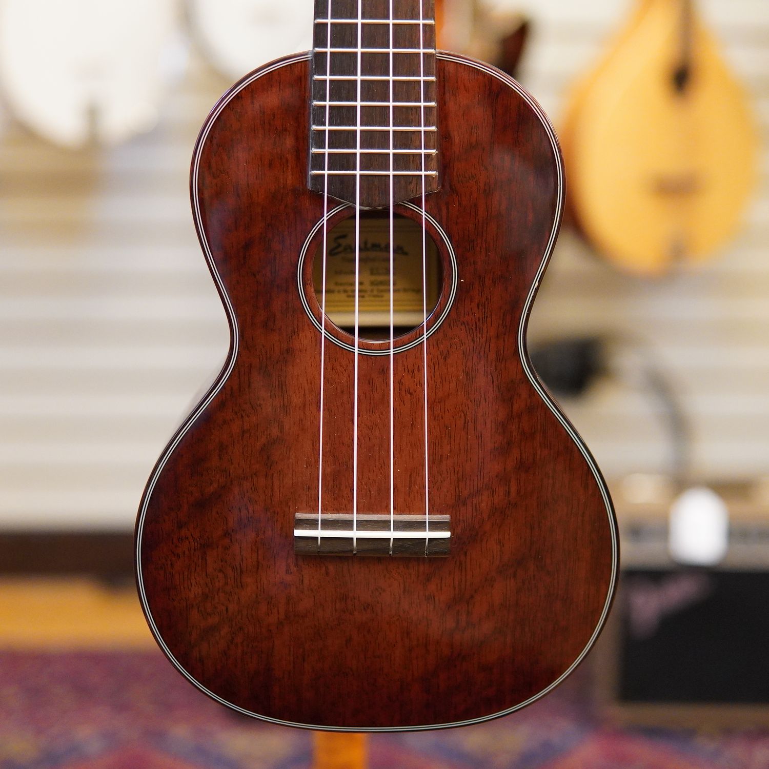 Eastman EU3-C Concert Ukulele Classic Finish with Padded Gig Bag