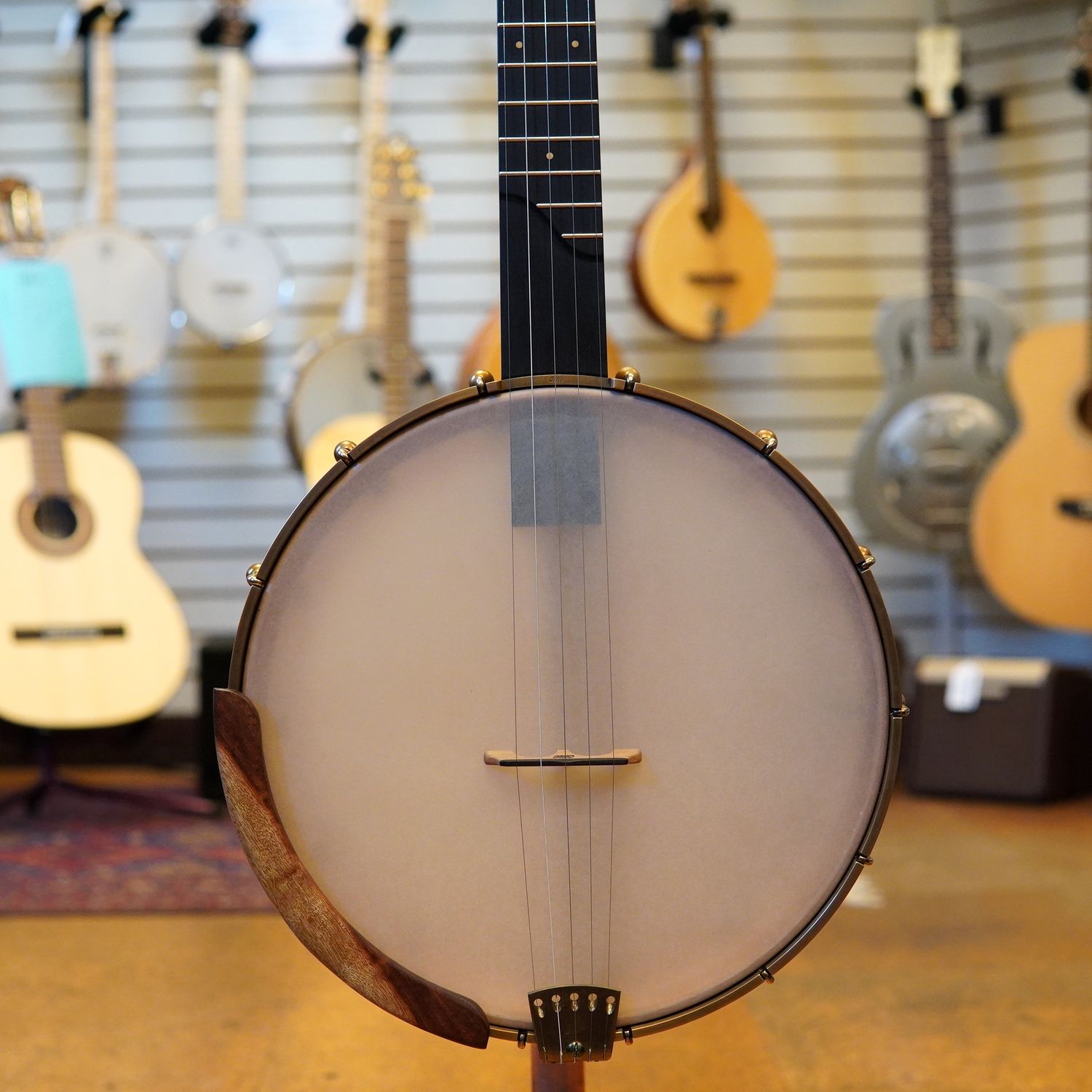 OME USA Tupelo 12&quot; Cherry Open Back Banjo w/Hard Case