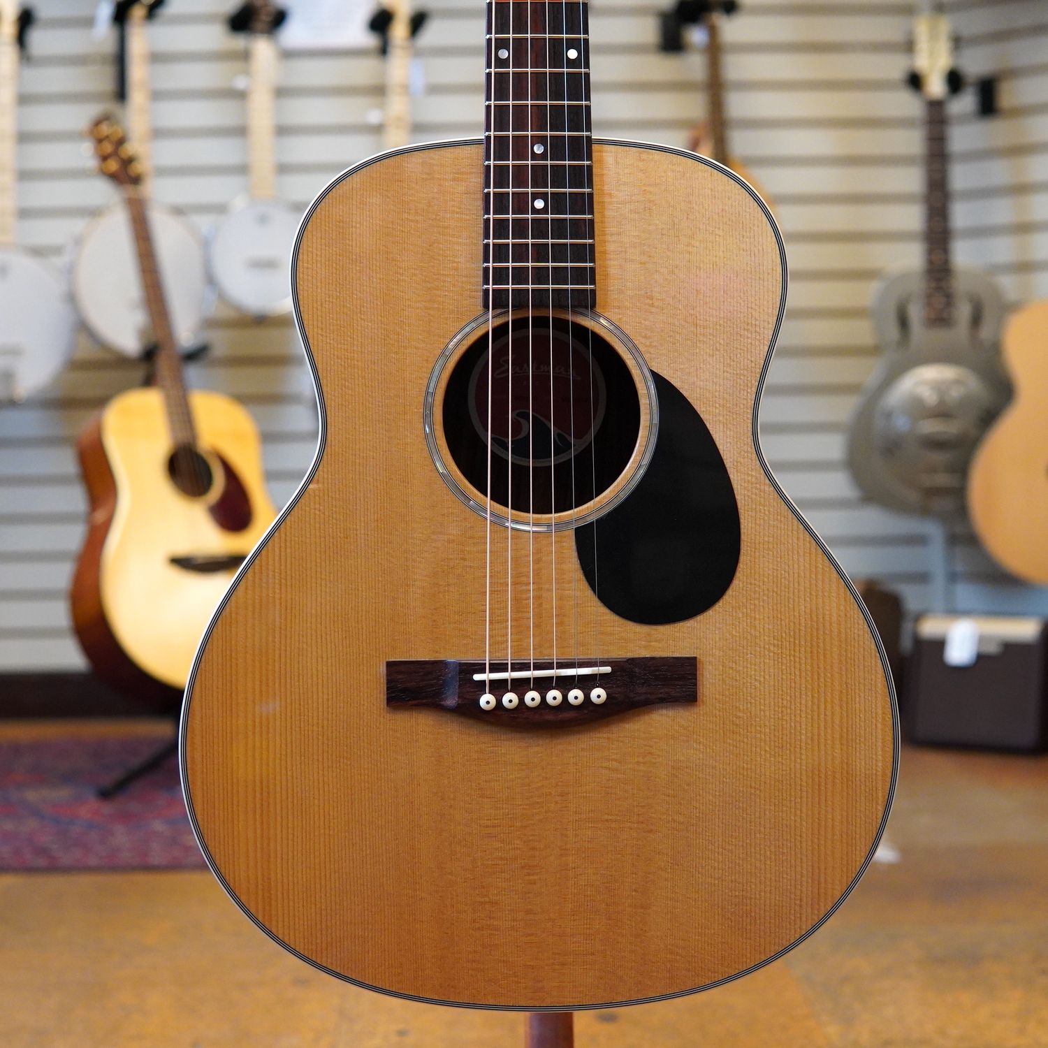 Eastman PCH2-TG Sitka Spruce/Rosewood Travel Acoustic Guitar w/Padded Gig Bag