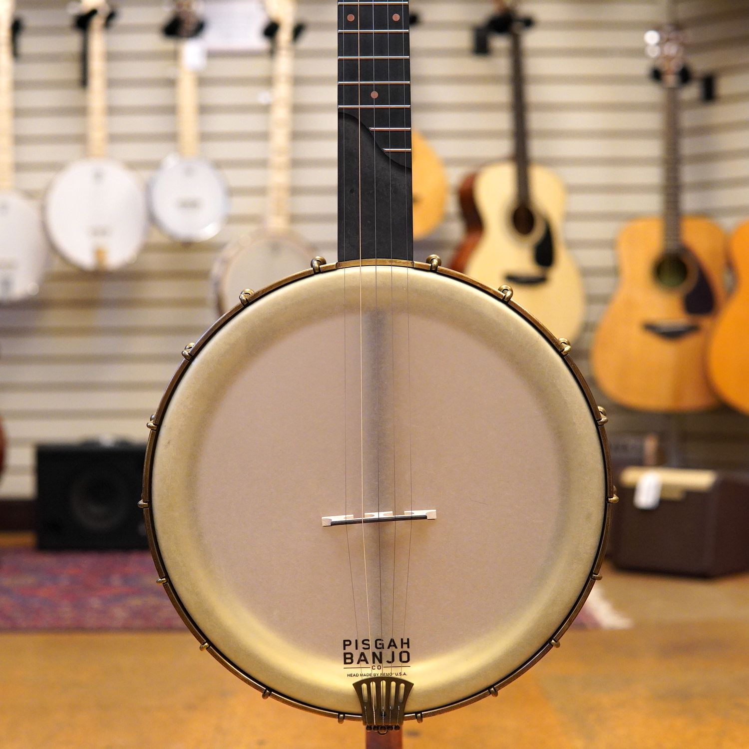 Pisgah Rambler Special 12&quot; Open Back Banjo Short Scale Walnut w/Brass Rim Padded Gig Bag
