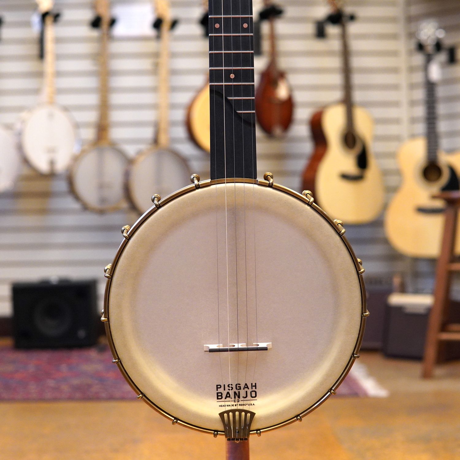 Pisgah Rambler Special 11&quot; Open Back Banjo Cherry with Copper Rim Standard Scale w/Padded Gig Bag