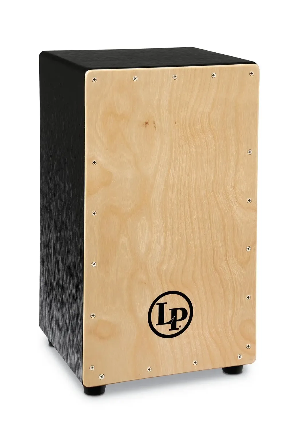 Latin Percussion Black Box Wire Cajon with Natural Faceplate