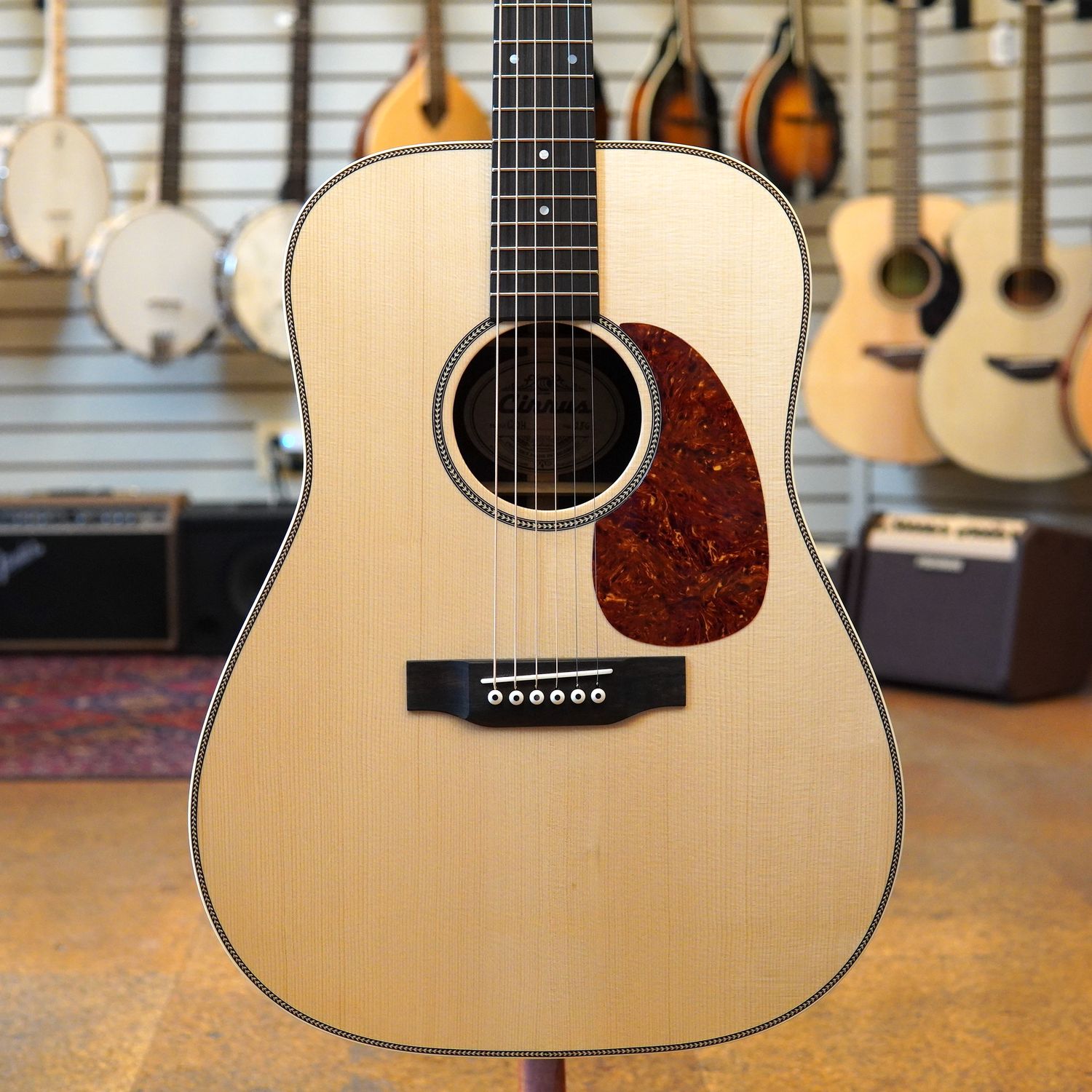Cirrus CDH28 Adirondack Spruce/East Indian Rosewood Dreadnought Acoustic Guitar w/Hard Case