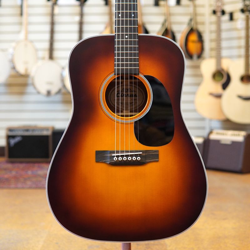 Cirrus CD18 Adirondack Spruce/Mahogany Dreadnought Acoustic Guitar Full-Body Tobacco Sunburst w/Hard Case