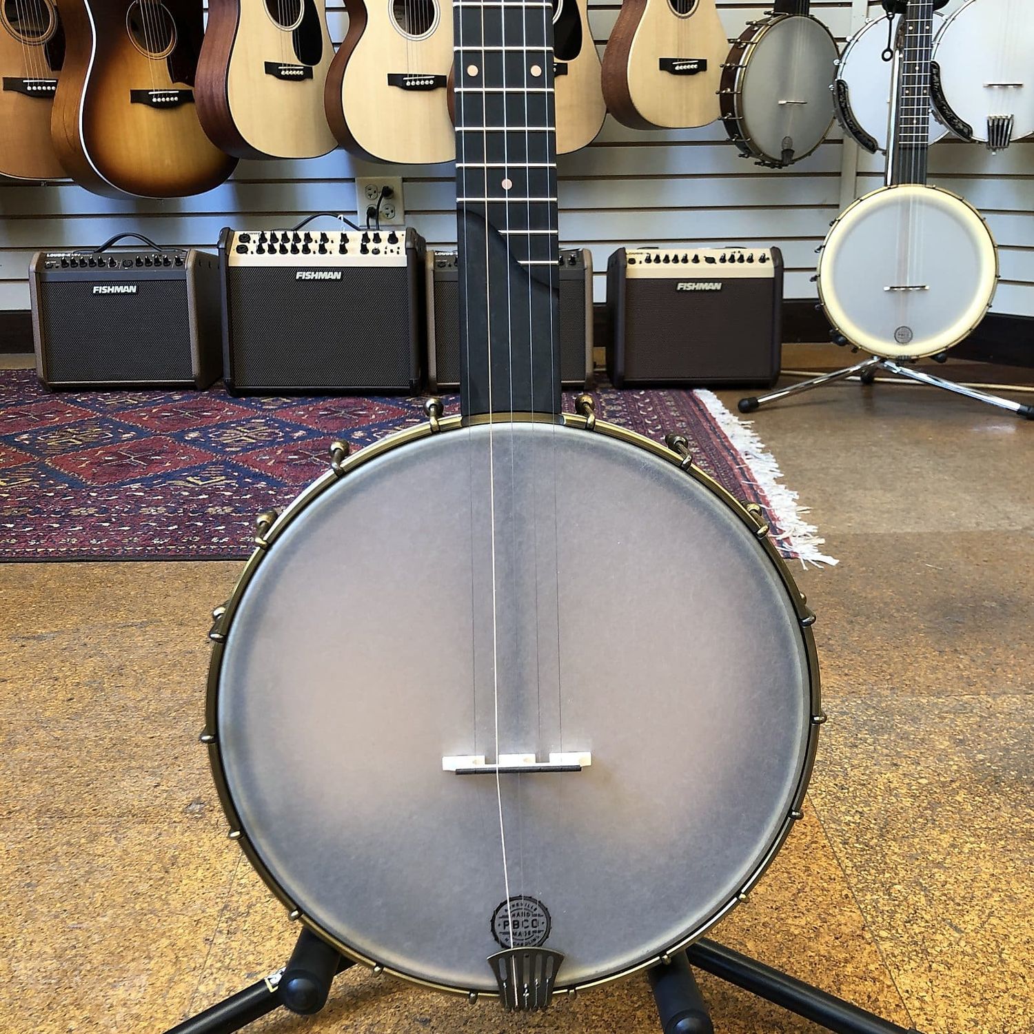 Pisgah Wonder 12&quot; Open Back Banjo Short Scale Curly Maple w/Padded Gig Bag