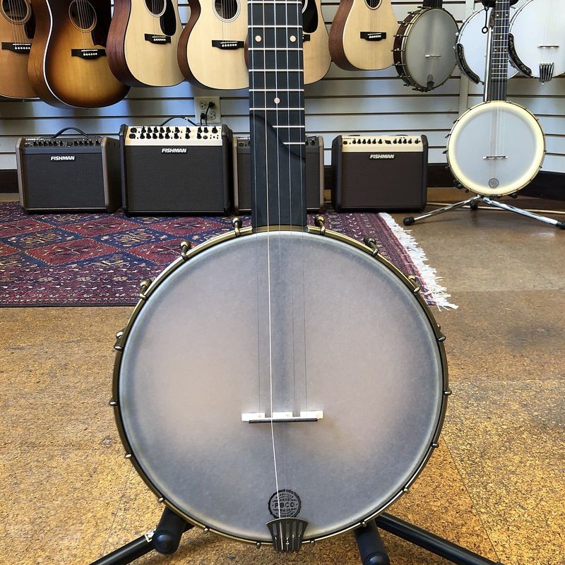 Pisgah Wonder 12&quot; Open Back Banjo Short Scale Curly Maple w/Padded Gig Bag