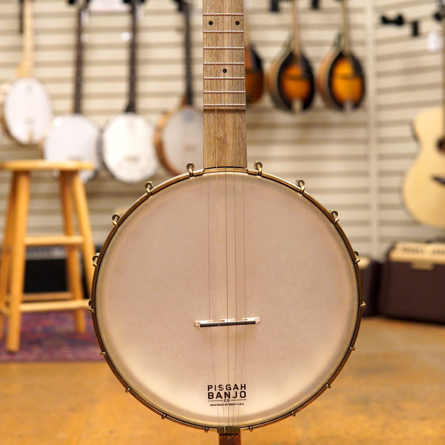 Pisgah Appalachian 12&quot; Standard Scale Open Back Banjo Maple w/Vintage Heel, Padded Gig Bag