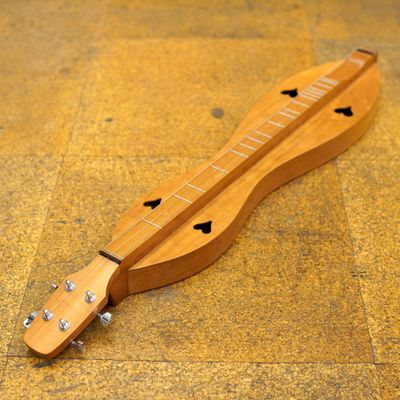 McSpadden 4FHCC 4-String Flathead Hourglass Dulcimer Cherry w/Padded Gig Bag