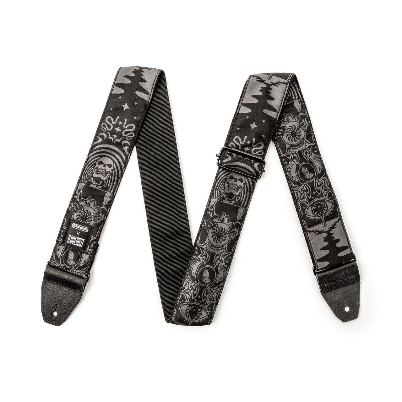 Dunlop ILOVEDUST Jacquard Endless Midnight Guitar Strap