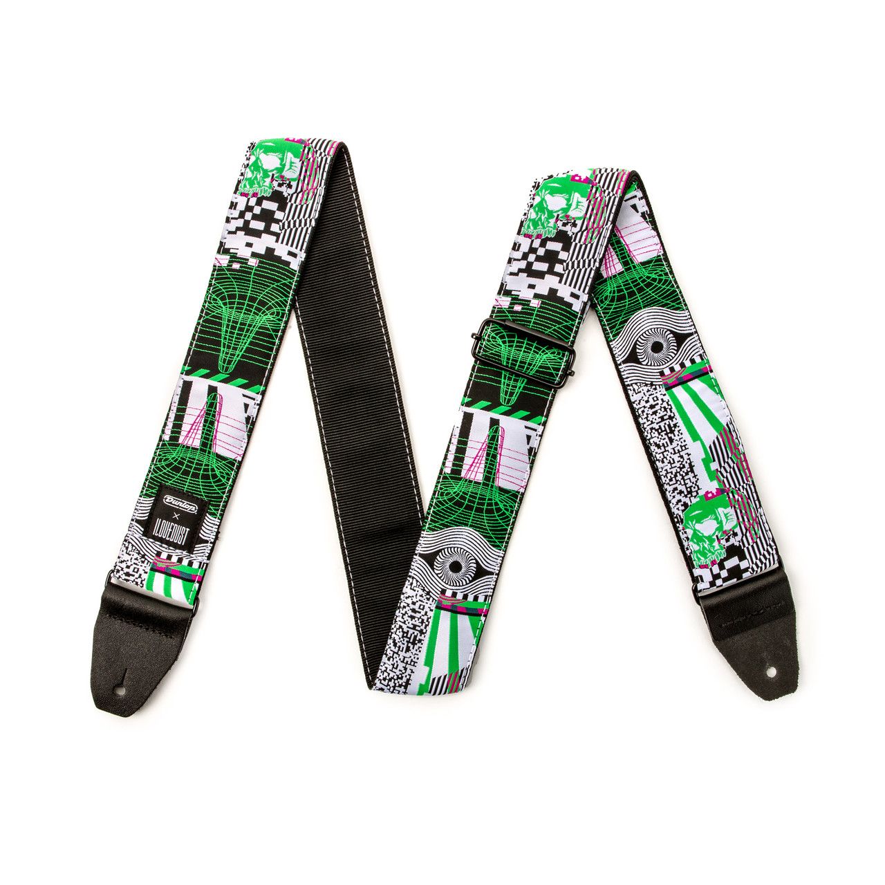 Dunlop ILOVEDUST Jacquard Tempest Fuzz Guitar Strap