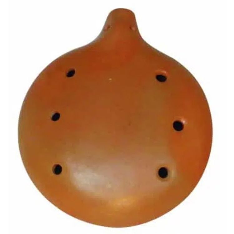 Large Andean Traditional Clay Ocarina