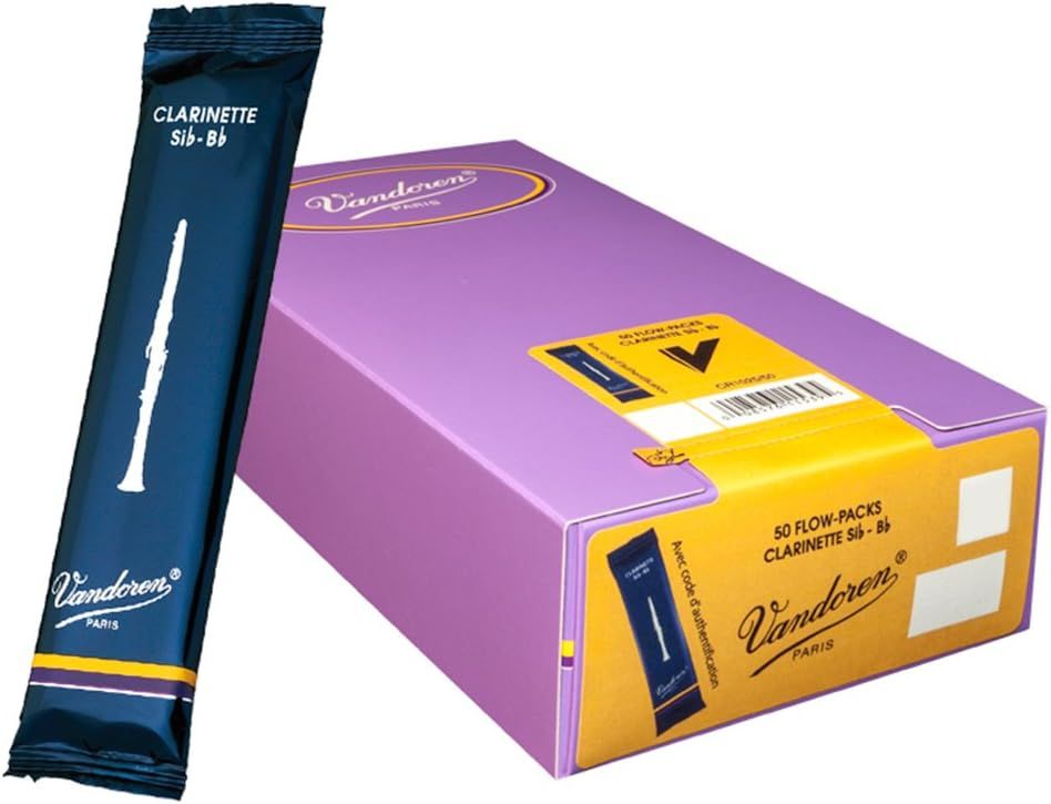 Vandoren Traditional Bb Clarinet Reeds 3, 50ct