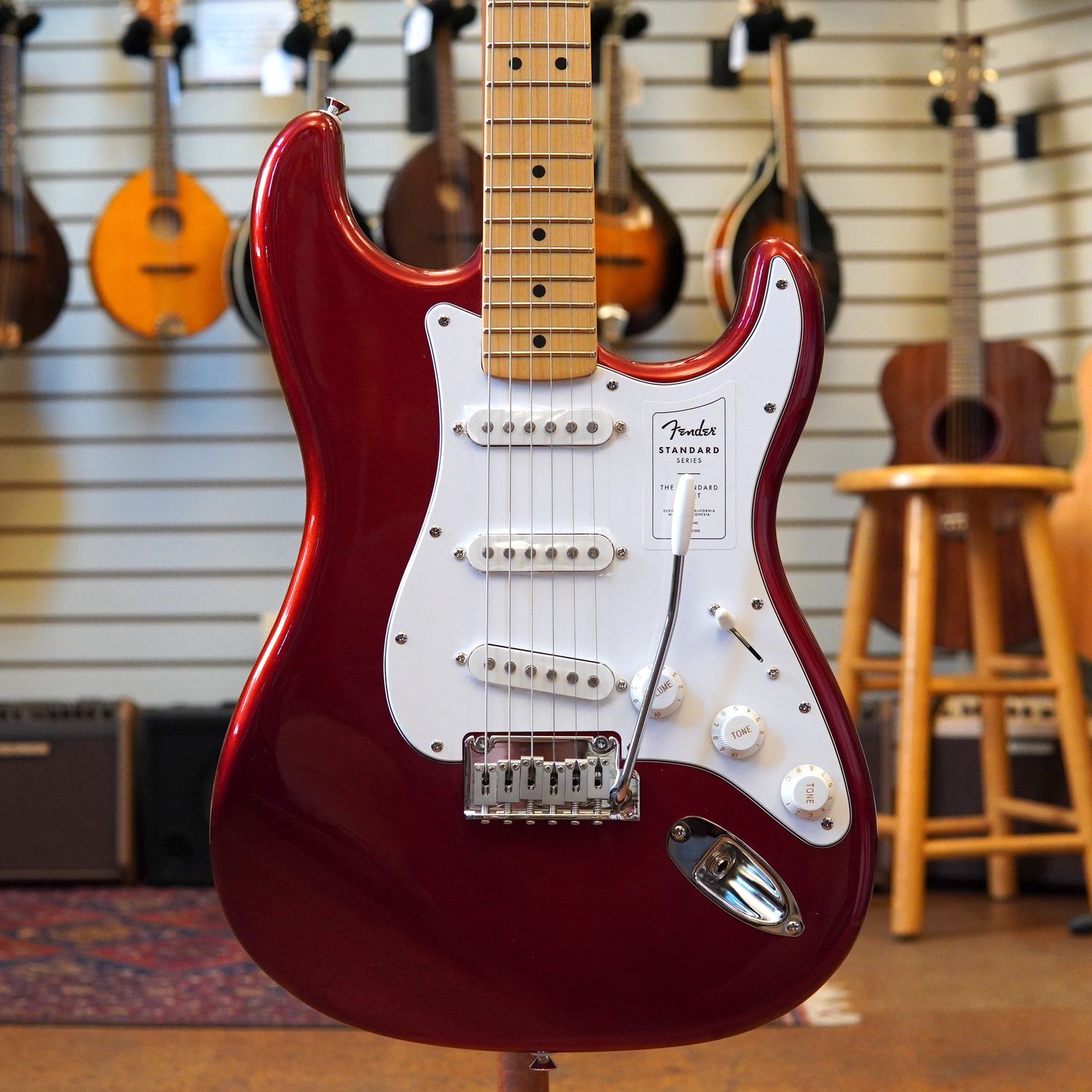 Fender Standard Stratocaster Electric Guitar Candy Cola