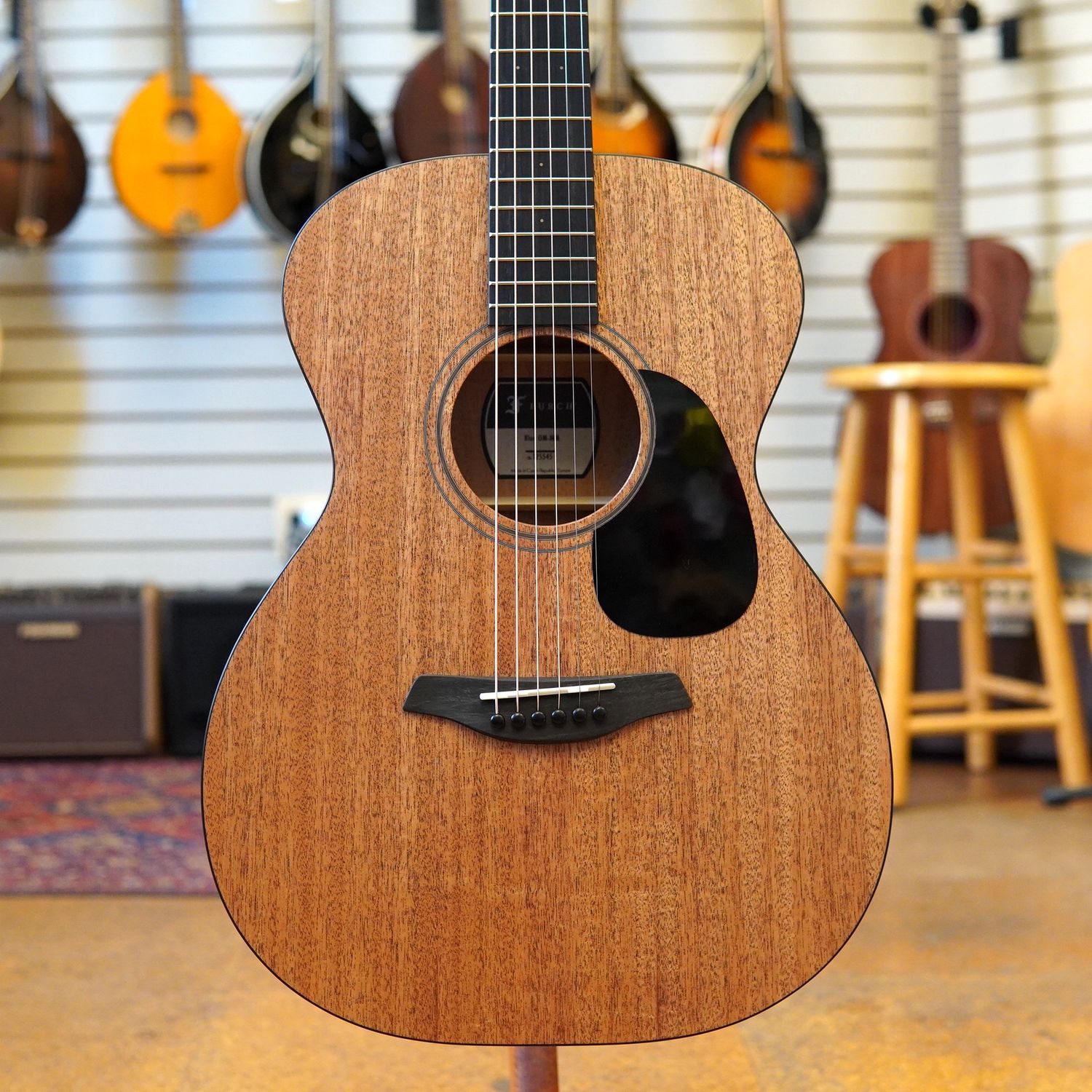 Furch Blue OM-MM All-Solid African Mahogany OM Acoustic w/Padded Gig Bag
