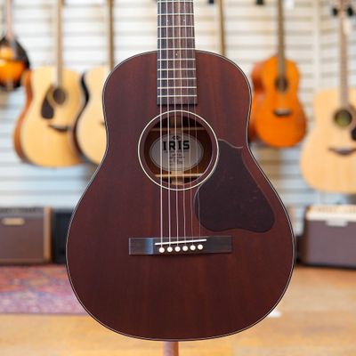 Iris Guitars CH Model All-Mahogany Parlor Acoustic w/Hard Case