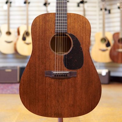 Martin D-15M All-Mahogany Dreadnought Acoustic Guitar w/Soft-Shell Case