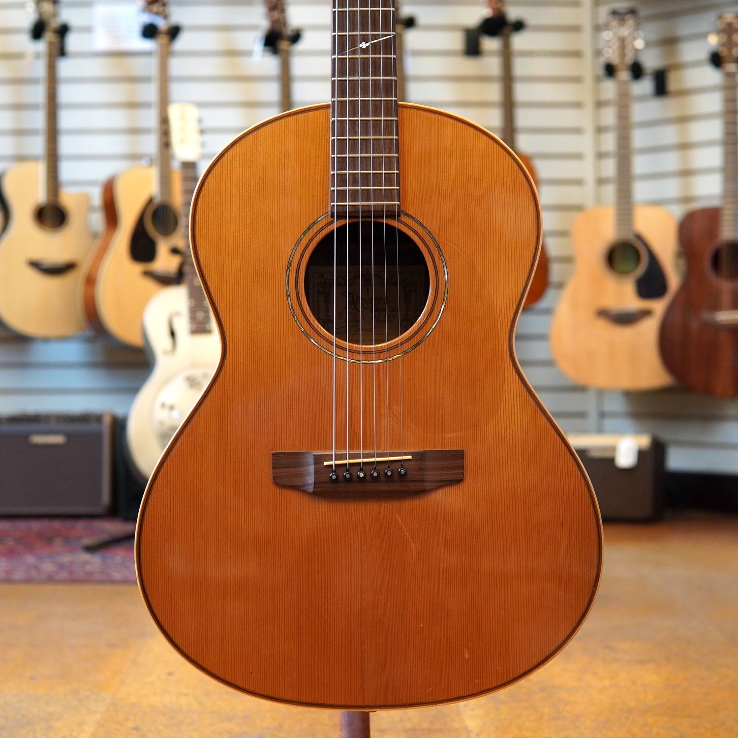 Alvarez Yairi Japan AY-20 Signature “Aspen Ridge” Cedar/Walnut 000 Acoustic Guitar 1994 w/Original Hard Case