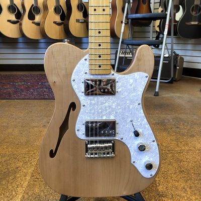Squier Classic Vibe &#39;70s Telecaster Thinline, Maple Fingerboard, Natural Electric Guitar