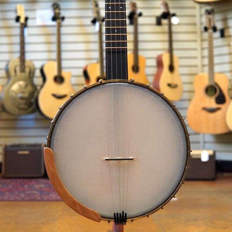 ODE Banjos Magician 12" Open Back Banjo w/Wood Armrest, Padded Gig Bag