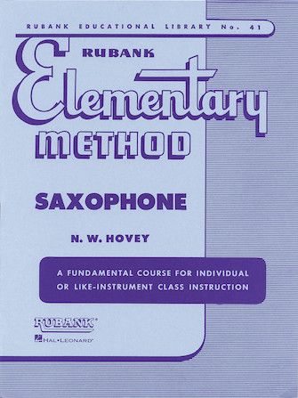 Rubank Elementary Method, Saxophone