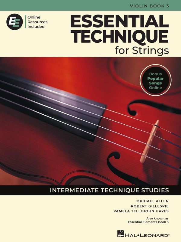 Essential Technique for Strings – Violin Book 3 with Online Resources