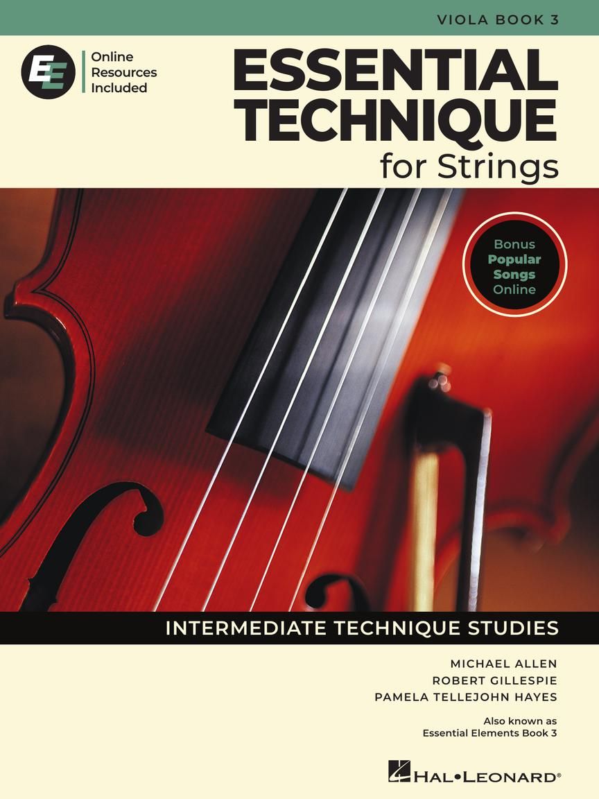 Essential Technique for Strings – Viola Book 3 with Online Resources