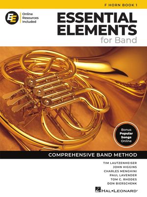 Essential Elements for Band – F Horn Book 1 with Online Resources