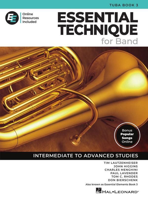 Essential Technique for Band – Tuba Book 3 with Online Resources Intermediate to Advanced Studies