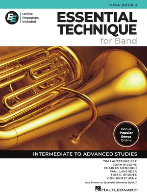 Essential Technique for Band – Tuba Book 3 with Online Resources Intermediate to Advanced Studies