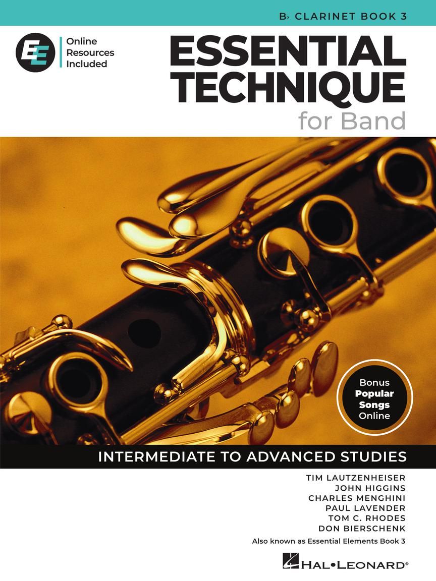 Essential Technique for Band – Bb Clarinet Book 3 with Online Resources Intermediate to Advanced Studies